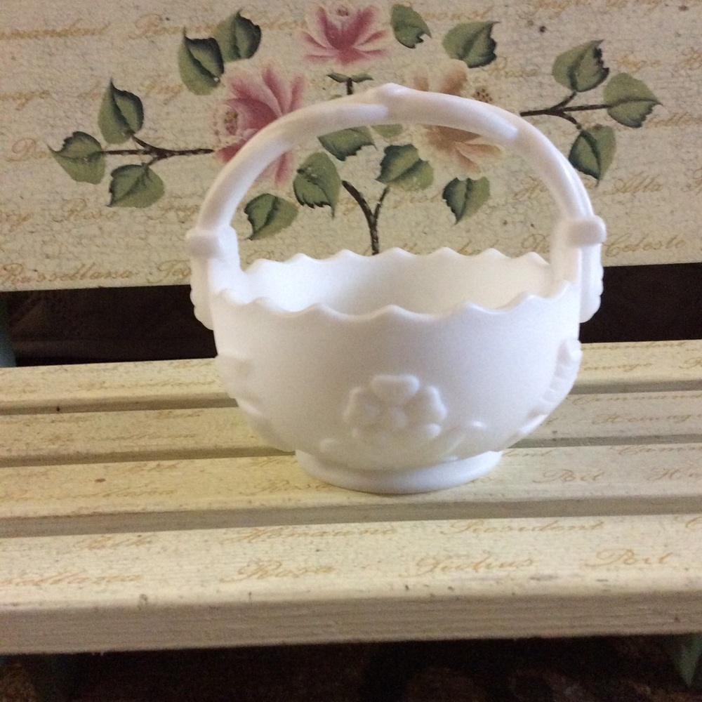 Vintage White Milk Glass.